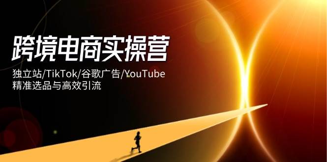 （14419期）跨境电商实操营：独立站/TikTok/谷歌广告/YouTube，精准选品与高效引流